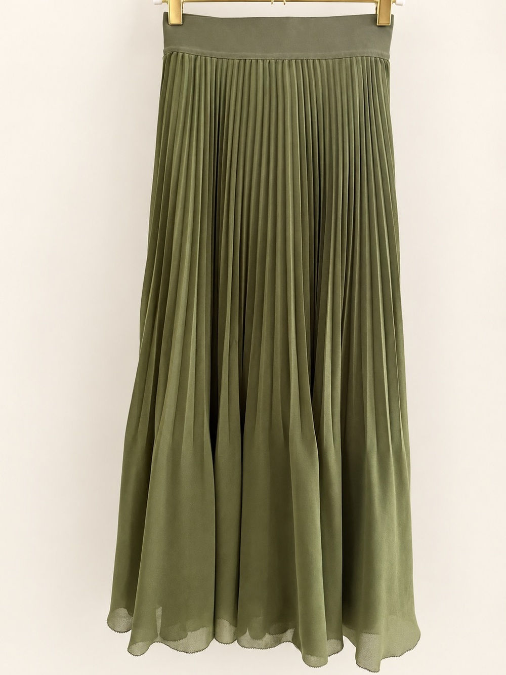 Aritzia Wilfred Twirl Pleated Skirt – Grotto Green – 2XS NWT - Picture 4 of 7